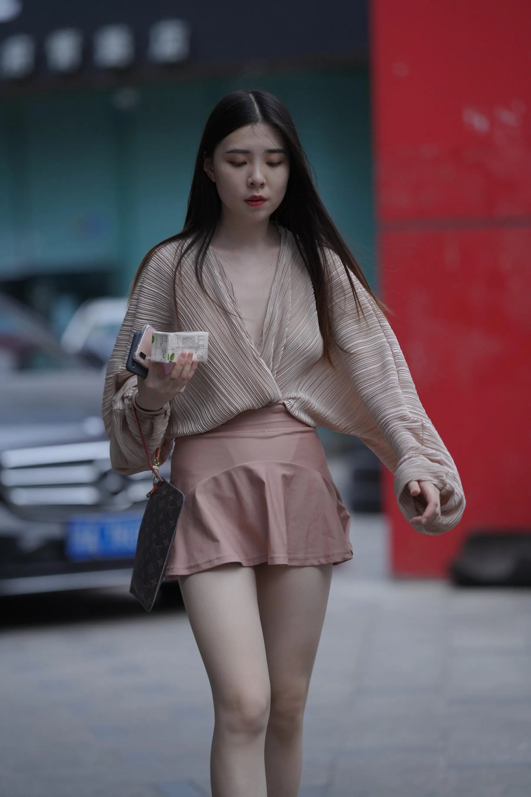 魔镜街拍 NO.167 可爱的粉色短裙小姐姐 [495P]插图8
